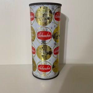 Vintage Schaefer 16 ounce tall boy ! Nostalgic piece .